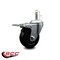 Service Caster 3.5'' Hard Rubber Wheel Swivel 7/16'' Grip Ring Stem Caster Total Lock BRK SCC-GRTTL20S3514-HRS-716138 - alternate 3